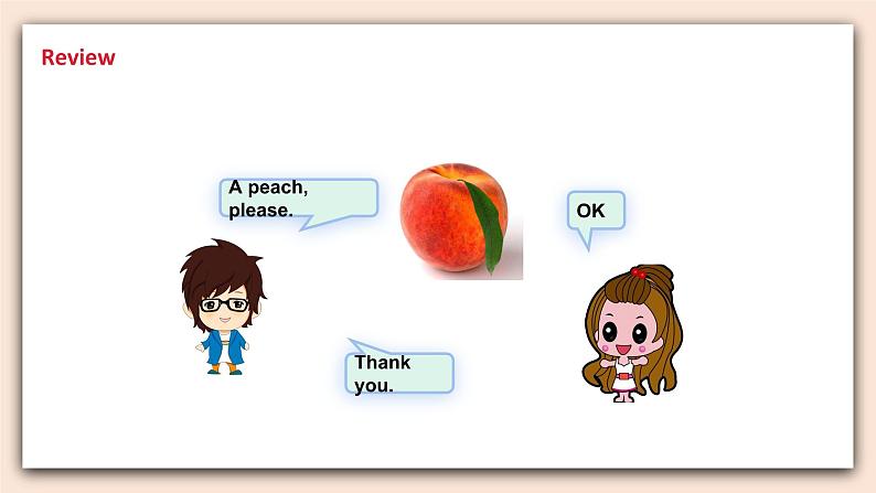 牛津译林版英语一年級上册 Unit 5 A cherry,please  第二课时 课件+教案+练习05