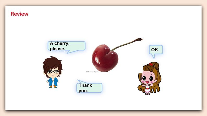 牛津译林版英语一年級上册 Unit 5 A cherry,please  第二课时 课件+教案+练习06