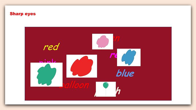 牛津译林版英语一年級上册 Unit 6 Look at my balloon 第二课时 课件+教案+练习02