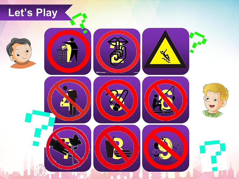 湖南少年儿童出版社小学英语三年级起点五年级下册 Unit 4 Don't talk here   课件105