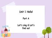 Unit  1  Hello Part A 第三课时  课件+素材