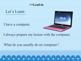 湖南少年儿童出版社小学英语三年级起点六年级上册 Unit 3 I like my computer  课件