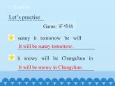 湖南少年儿童出版社小学英语三年级起点六年级上册 Unit 5 It will be sunny and cool tomorrow  课件1