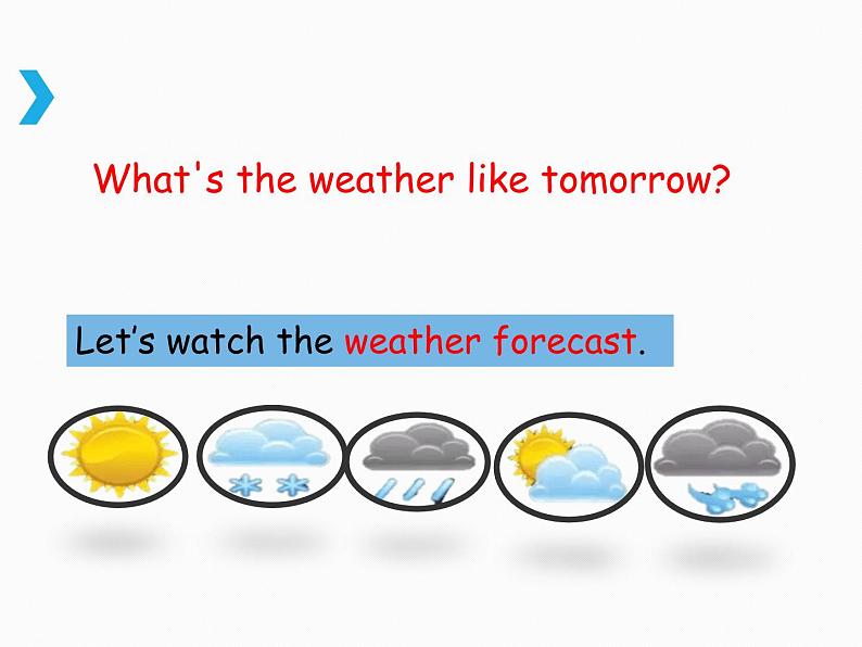 湖南少年儿童出版社小学英语三年级起点六年级上册 Unit 5 It will be sunny and cool tomorrow  课件4第4页