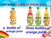 湖南少年兒童出版社小學英語三年級起點六年級上冊 Unit 6 I will bring a big bottle of orange juice  課件3
