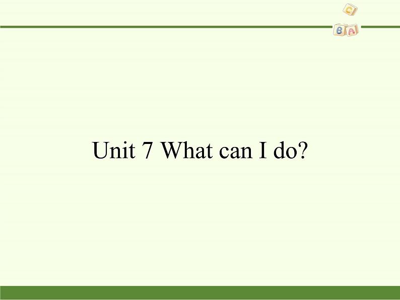 湖南少年儿童出版社小学英语三年级起点六年级上册 Unit 7 What can I do  课件201