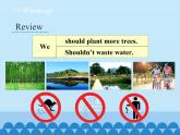 湖南少年儿童出版社小学英语三年级起点六年级上册 Unit 8 We shouldn't waste water  课件2