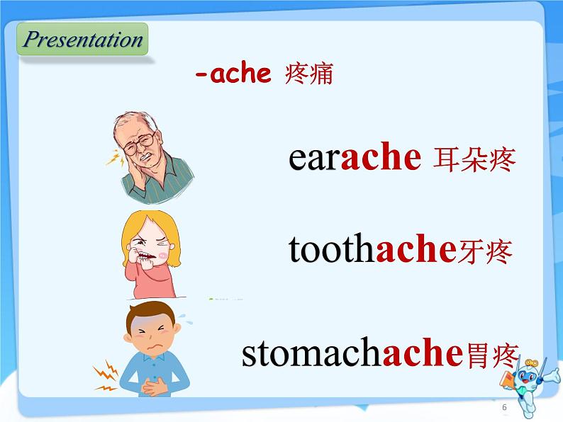 湖南少年儿童出版社小学英语三年级起点六年级上册 Unit 10 I don 't feel well today  课件2第6页