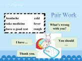 湖南少年儿童出版社小学英语三年级起点六年级上册 Unit 10 I don't feel well today  课件3