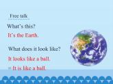 湖南少年儿童出版社小学英语三年级起点六年级下册 Unit 5 Our Earth looks like this in space  课件1