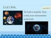 湖南少年儿童出版社小学英语三年级起点六年级下册 Unit 5 Our Earth looks like this in space  课件2