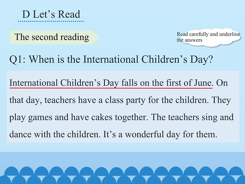 湖南少年儿童出版社小学英语三年级起点六年级下册 Unit 8 International Children's Day  课件108