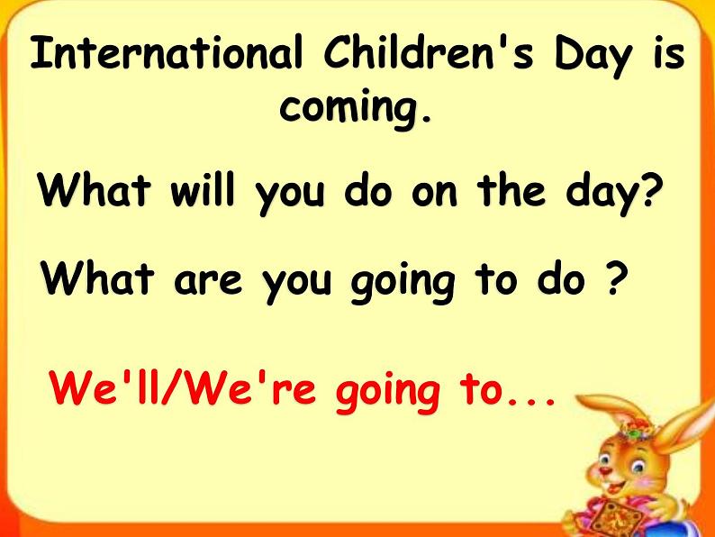 湖南少年儿童出版社小学英语三年级起点六年级下册 Unit 8 International Children's Day  课件407