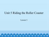 教育科学出版社小学英语六年级上册（EEC) Unit 5 riding the roller coaster   课件2