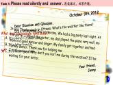 教育科学出版社小学英语六年级下册（EEC) Unit 7 a letter from Jenny  课件3