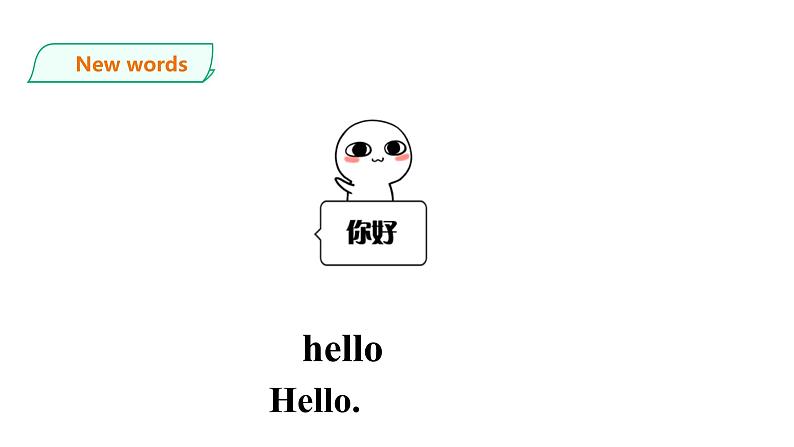 外研剑桥版英语三年级上册 Unit1.Hello第1课时（Part1,2a,2b)课件+教案+习题04