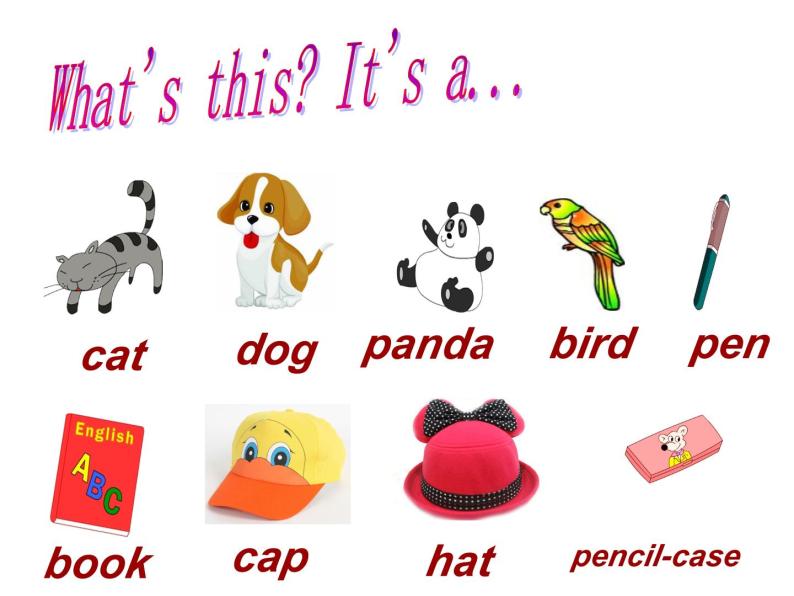 英语一年级上册Unit 1 Is it a dog?教课内容课件ppt教习网课件下载