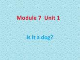 外研版（一年级起点）小学一年级英语上册 Module 7  Unit 1  Is it a dog  课件3