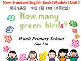 外研版（一年级起点）小学一年级英语下册 Module 3 Unit 2  How many green birds   课件3