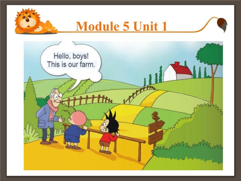 外研版（一年级起点）小学一年级英语下册 Module 5  Unit 1  They are cows.   课件06