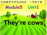 外研版（一年级起点）小学一年级英语下册 Module 5  Unit 1  They are cows.   课件5