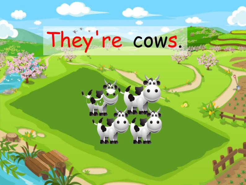 外研版（一年级起点）小学一年级英语下册 Module 5  Unit 1  They are cows.   课件506