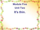 外研版（一年级起点）小学一年级英语下册 Module 5  Unit 2 It's thin.  课件3