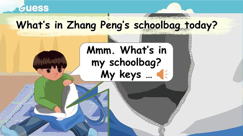 Unit 2 My schoolbag（新课标） 第5课时 B Let's learn& Draw and say  4英上人教[课件]06