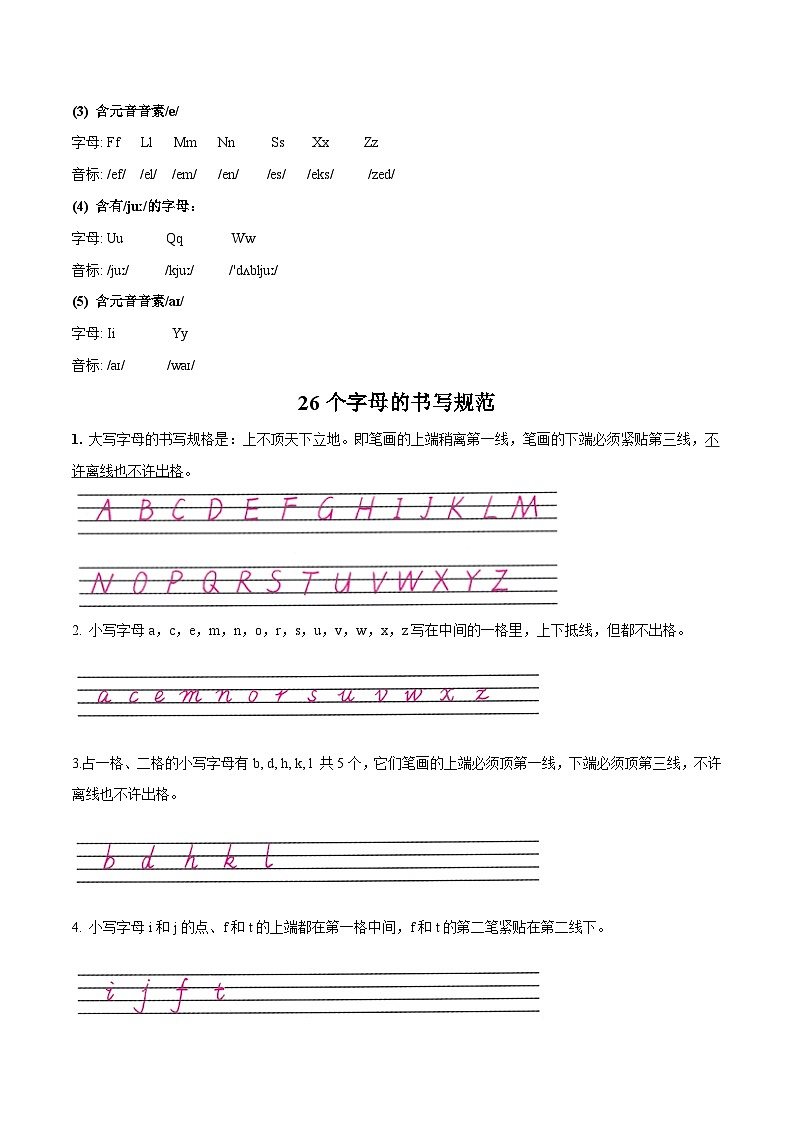 人教新目标英语小升初暑假衔接 专题5.英语26个字母的正确书写与音标+Unit 4 Where's my schoolbag？单词，课文，知识点预习（原卷版+解析版）02