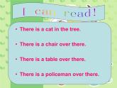 外研版（一年级起点）小学一年级英语下册 Module 7  Unit 1 There is a cat in the tree.   课件3
