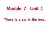 外研版（一年级起点）小学一年级英语下册 Module 7  Unit 1 There is a cat in the tree.   课件6