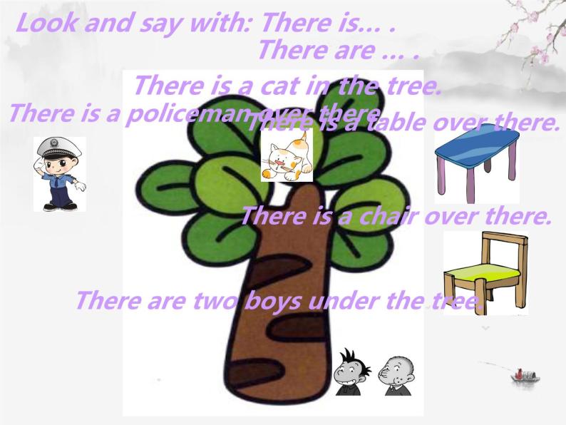外研版（一年级起点）小学一年级英语下册 Module 7  Unit 1 There is a cat in the tree.   课件806
