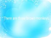 外研版（一年级起点）小学一年级英语下册 Module 7  Unit 2 There are three brown monkeys.   课件2