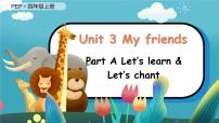 英语四年级上册Unit 3 My friends Part A课前预习课件ppt