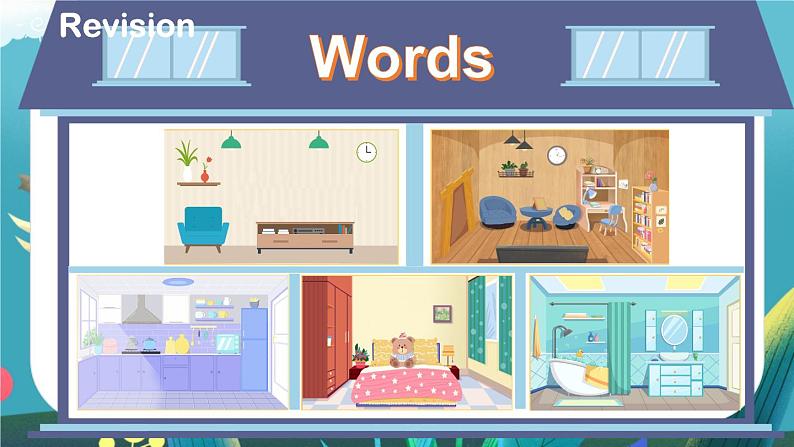 Unit 4 My home（新课标） 第6课时 B Read and write& Let's check& C Story time  4英上人教[课件]02