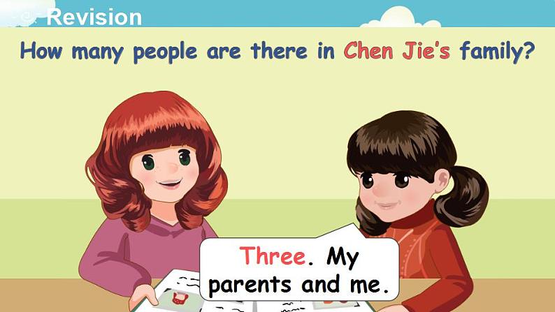 Unit 6 Meet my family!（新课标） 第4课时 B Let's talk& Draw and say  4英上人教[课件]04