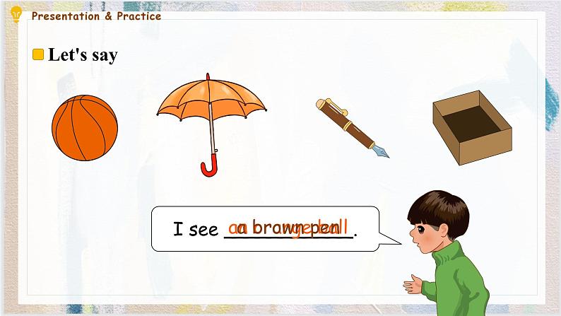 人教PEP版英语三年级上册 Unit 2  Colours B  Let's learn & Let's do 课件06