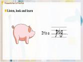 人教PEP版英语三年级上册 Unit 4 We love animals  A  Let's learn & Let's chant 课件
