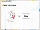 人教PEP版英语三年级上册 Unit 4 We love animals  A  Let's learn & Let's chant 课件
