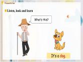 人教PEP版英语三年级上册 Unit 4 We love animals A Let's talk & Let's play 课件