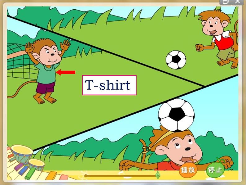 外研版（一年级起点）小学二年级英语上册 Module 4  Unit 1 Sam likes T-shirts.   课件08