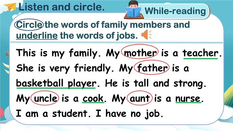 U6 第6课时 B Read and write& Let's check& C Story time  4英上人教[课件+教案]07