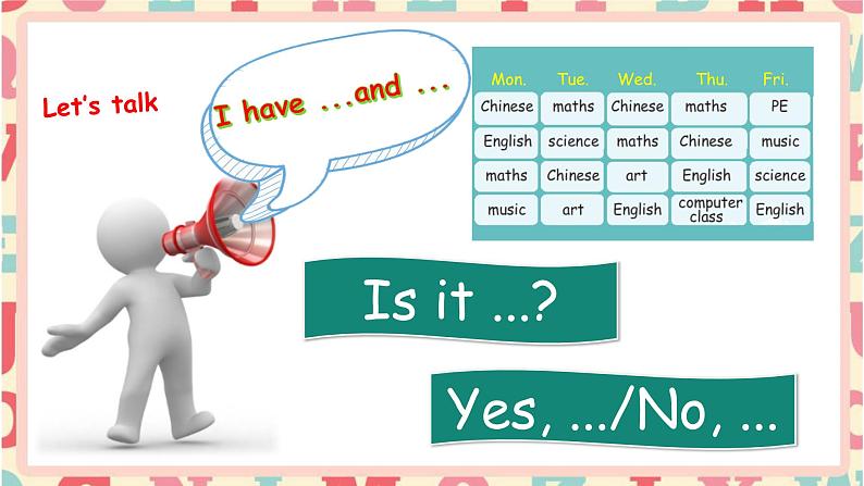 Unit 2 My week PA Let's spell 课件+练习+动画素材(PPT)04