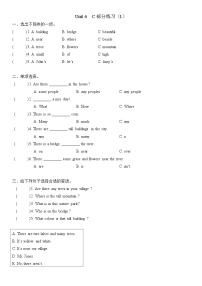 小学人教版 (PEP)Unit 6 In a nature park Part C精品课堂检测