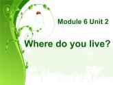 外研版（一年级起点）小学二年级英语上册 Module 6  Unit 2 Where Do You  Live  课件2