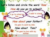 外研版（一年级起点）小学二年级英语上册 Module 7  Unit 1 How do you go to school  课件5