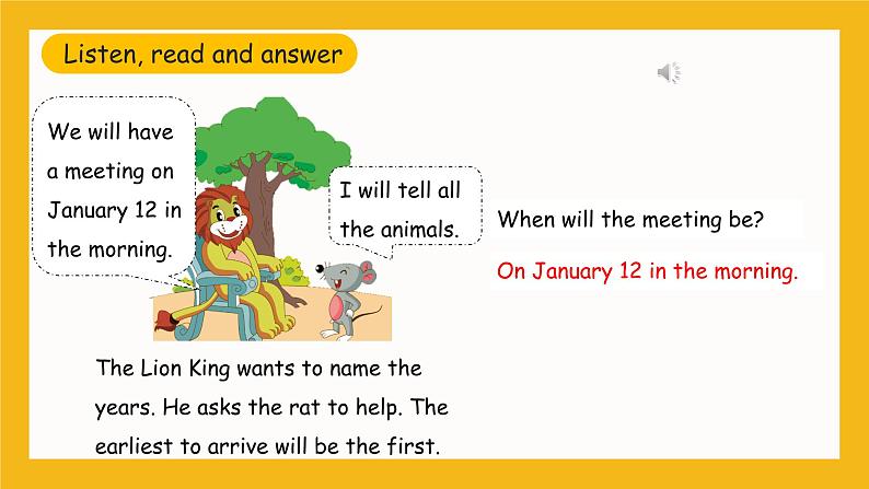 冀教版英语五年级上册Unit 4 Lesson 24 《Year Animal》课件07