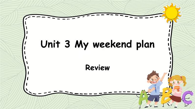 人教版六年级英语上册 Unit 3  Review 第7课时 课件01