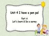 人教版六年级英语上册 Unit 4 Part A 第2课时Let's learn & Do a survey 课件