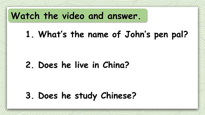 人教版六年级英语上册 Unit 4 Part B 第4课时Let's learn & Listen,match and say 课件07